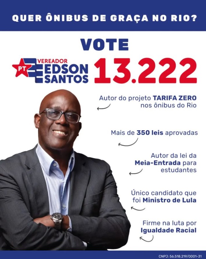 escolher candidatos antirracistas - Edson Santos