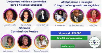Reafro Nacional celebra dez anos com evento no Rio