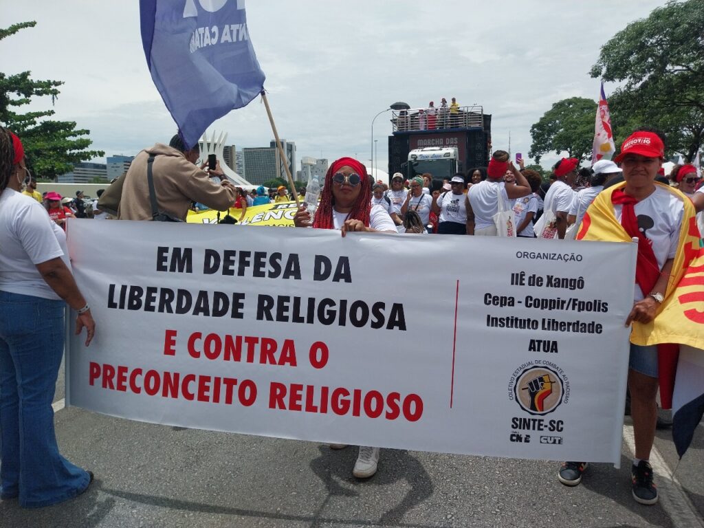 Marcha das Mulheres Negras - Liberdade religiosa