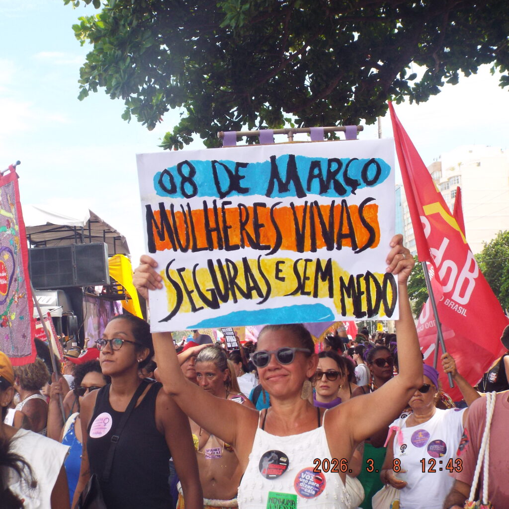 mulheres vivas , seguras e sem medo