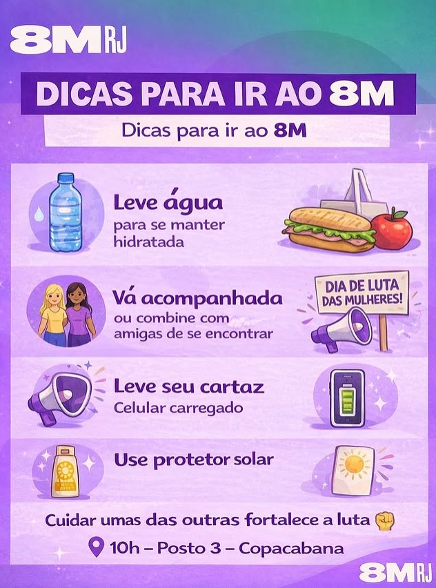 Dia Internacional da Mulher - Dicas
