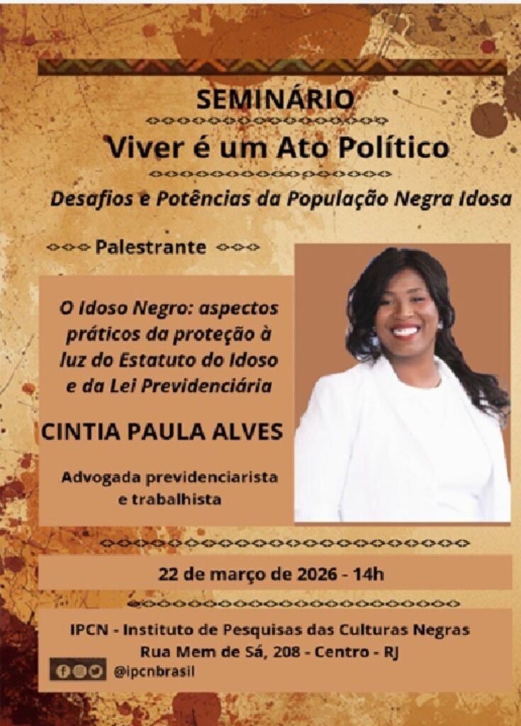 Desafios e potências da população negra idosa - Cintia Paula Alves